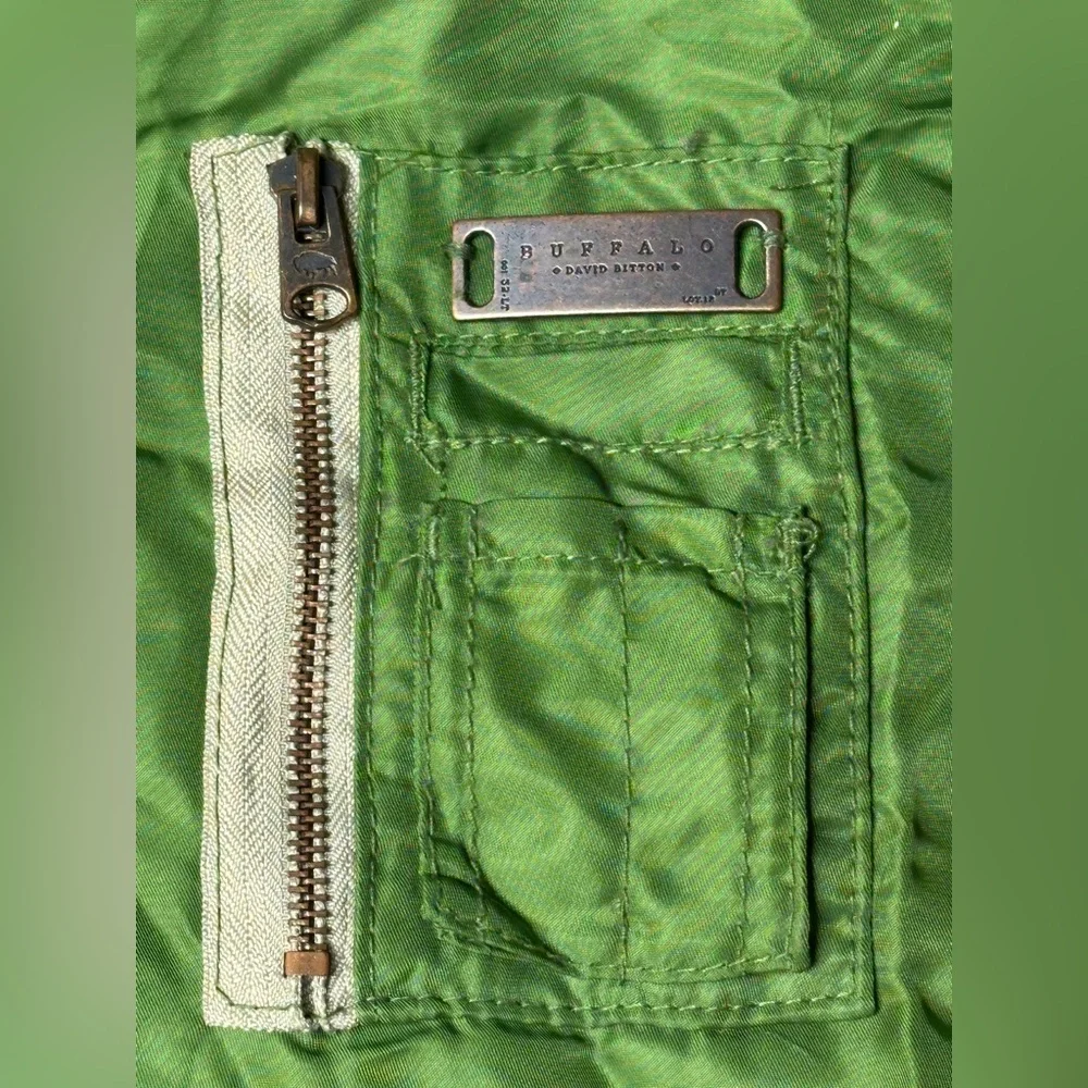 Buffalo David Bitton Coat Olive MA-1 Bomber Jacket Women’s XXL GUC - Picture 5 of 8